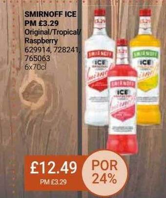 Bestway Smirnoff ice offer