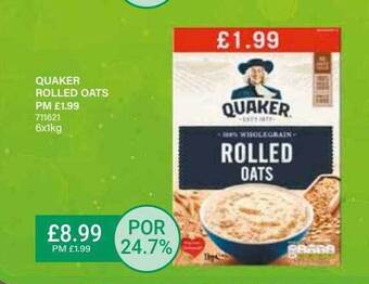 Bestway Quaker rolled oats offer