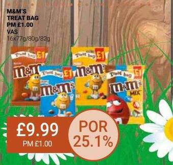 Bestway M&m's treat bag offer