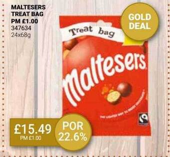 Bestway Maltesers treat bag offer