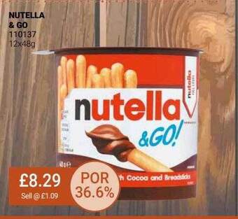 Bestway Nutella & go offer
