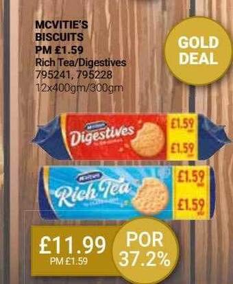 Bestway Mcvitie's biscuits offer