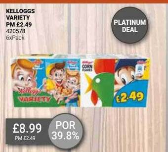 Bestway Kelloggs variety offer