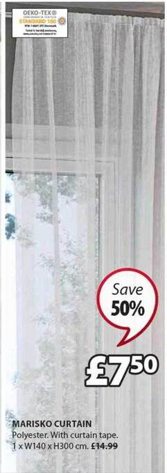 JYSK Marisko curtain offer