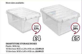 JYSK Smartstore storage boxes offer