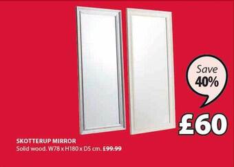JYSK Skotterup mirror offer