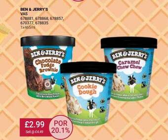 Bestway Ben & jerry's offer