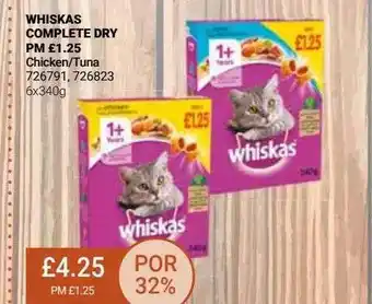 Bestway Whiskas complete dry offer