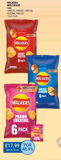 Bestway Walkers multipack offer