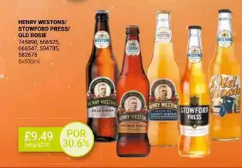 Bestway Henry westons-stowford press-old rosie offer