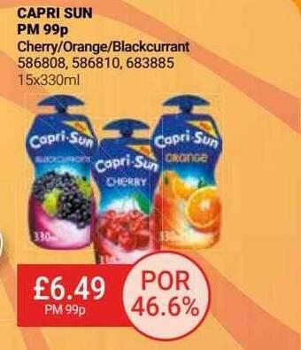 Bestway Capri sun offer