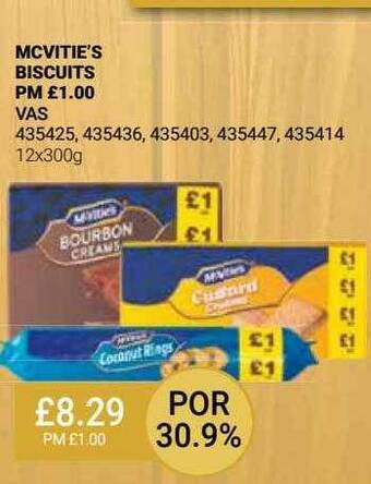 Bestway Mcvitie's biscuits offer