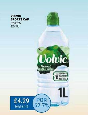 Bestway Volvic sports cap offer