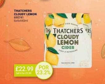 Bestway Thatchers cloudy lemon offer