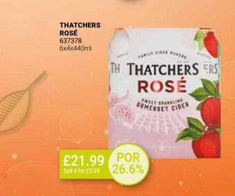 Bestway Thatchers rosé offer