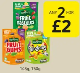 Londis Fruit Gums, Fruit Pastilles, Rangdoms 143g,150g offer