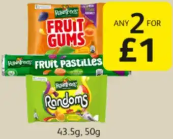 Londis Fruits Gums, Fruit Pastilles, Randoms 43.5g,50g offer