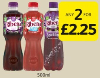 Londis Ribena 500ml offer