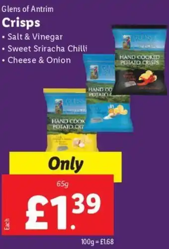 Lidl Crisps 65g offer