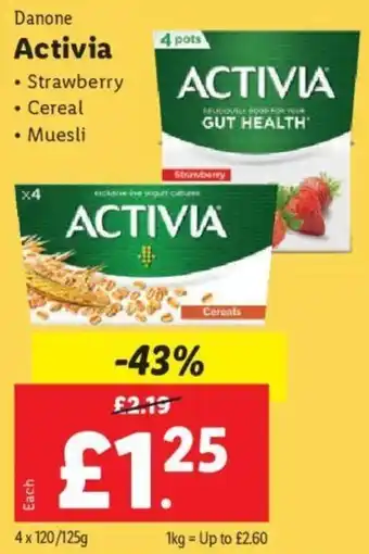 Lidl Activia offer