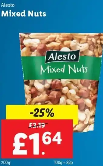 Lidl Mixed Nuts 200g offer