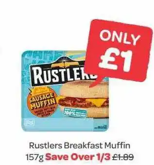 Spar Rustlers breakfast muffin offer