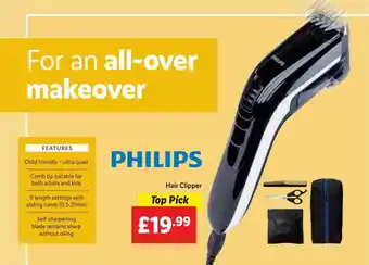 Lidl Philips hair clipper offer