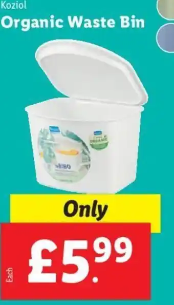 Lidl Organic Waste Bin offer