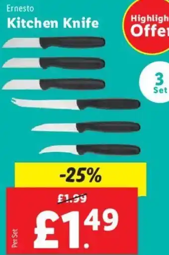 Lidl Kitchen Knife offer