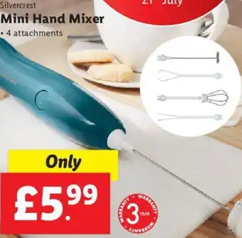 Lidl Mini Hand Mixer offer