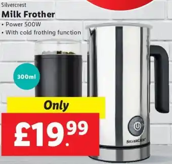 Lidl Milk Frother offer