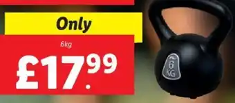 Lidl Kettlebell 6kg offer