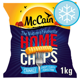 Tesco Mccain crinkle cut home chips 1kg offer
