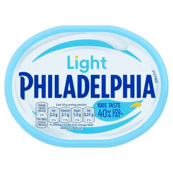 Tesco Philadelphia light soft cheese 165g offer