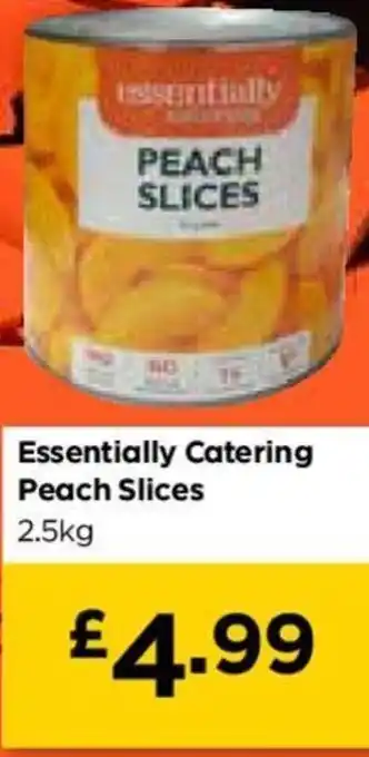Bestway Essentially Catering Peach Slices 2.5kg offer