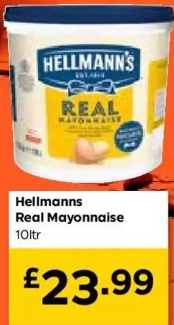 Bestway Hellmanns Real Mayonnaise 10ltr offer