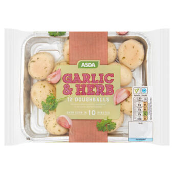 Asda Asda garlic & herb doughballs offer
