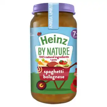 Asda Heinz by nature spaghetti bolognese 7+ months offer