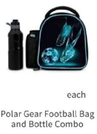 Asda Polar Gear Football Bag And Bottle Combo offer