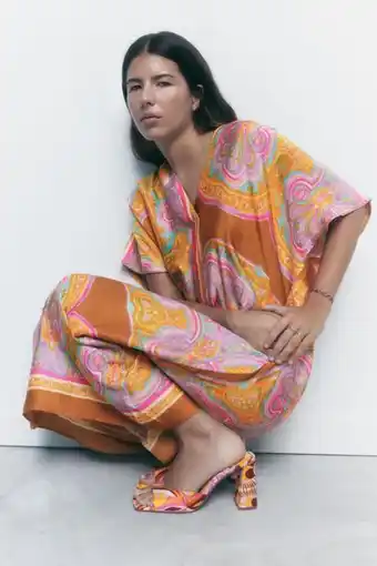ZARA Printed tunic dress offer
