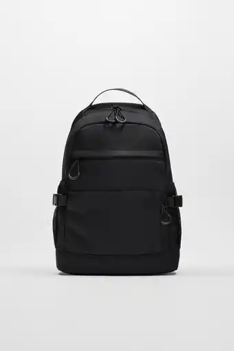 ZARA Multi-pocket nylon backpack offer