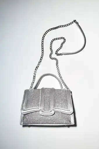 ZARA Mini crossbody bag with rhinestones offer