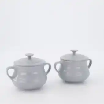 TK Maxx Two pack grey soup bowls offer