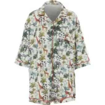 TK Maxx White & green safari pyjama set offer
