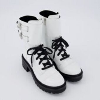 TK Maxx White bart combat boots offer