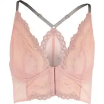 TK Maxx Pink lace long line bra offer