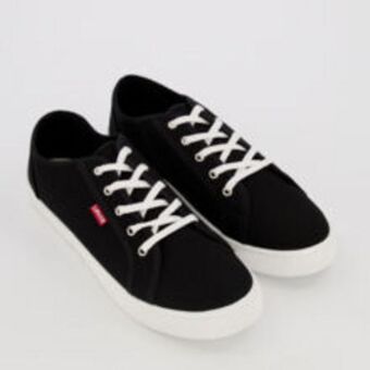 TK Maxx Black malibu beach canvas trainers offer