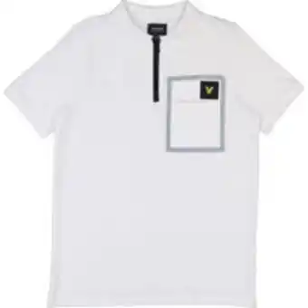 TK Maxx White reflective pocket polo shirt offer