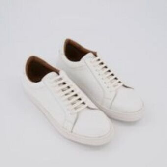 TK Maxx White leather trainers offer