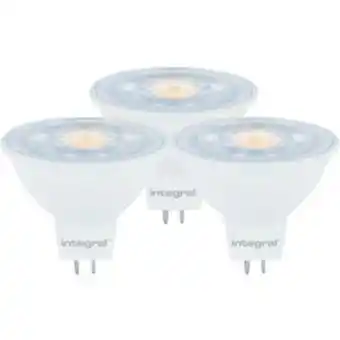 Toolstation Integral led 12v mr16 gu5.3 lamp 3.4w cool white 345lm offer